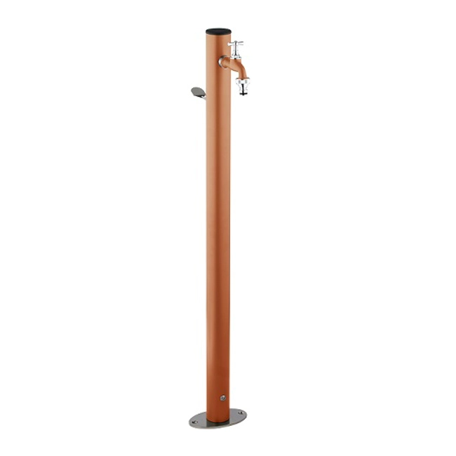 Vendita online Colonnina idrica tonda Loop terracotta